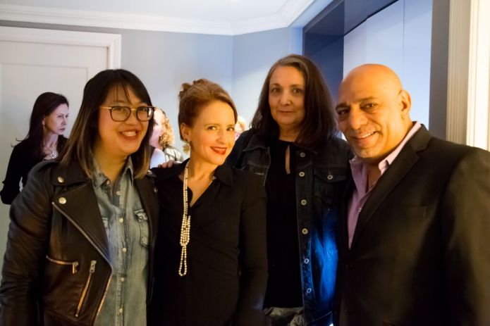 Daisy, Maria, Lucy, Carlos at AromaM event